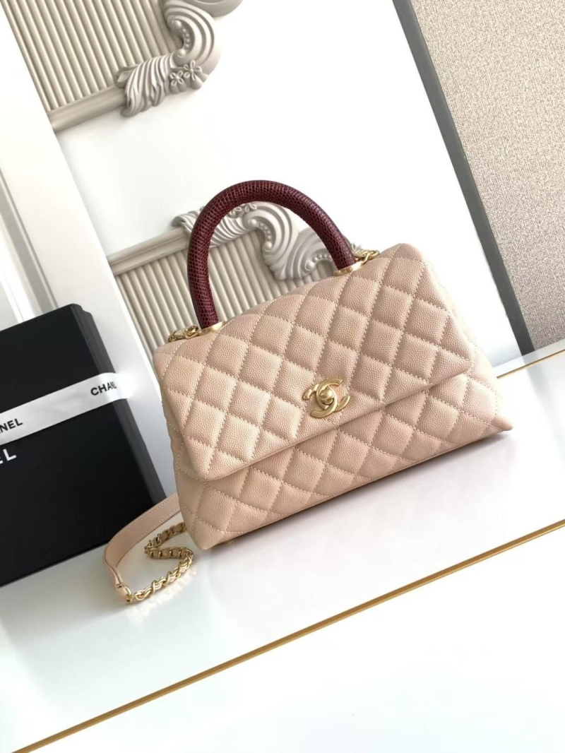 Ch**el top handle bags